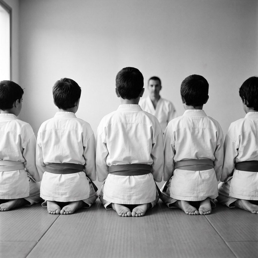 Clase de Brazilian Jiu-Jitsu infantil