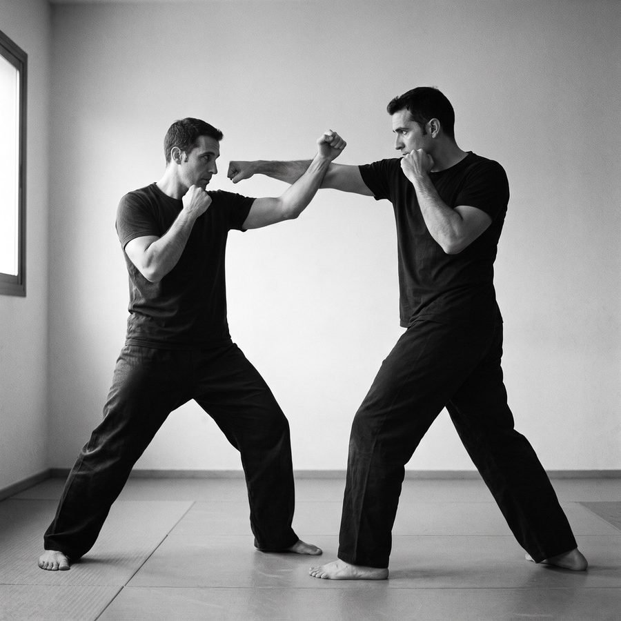 Entrenamiento de Kajukenbo, defensa personal